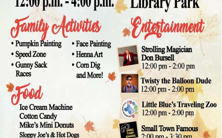 Fall Fest 2026 flyer